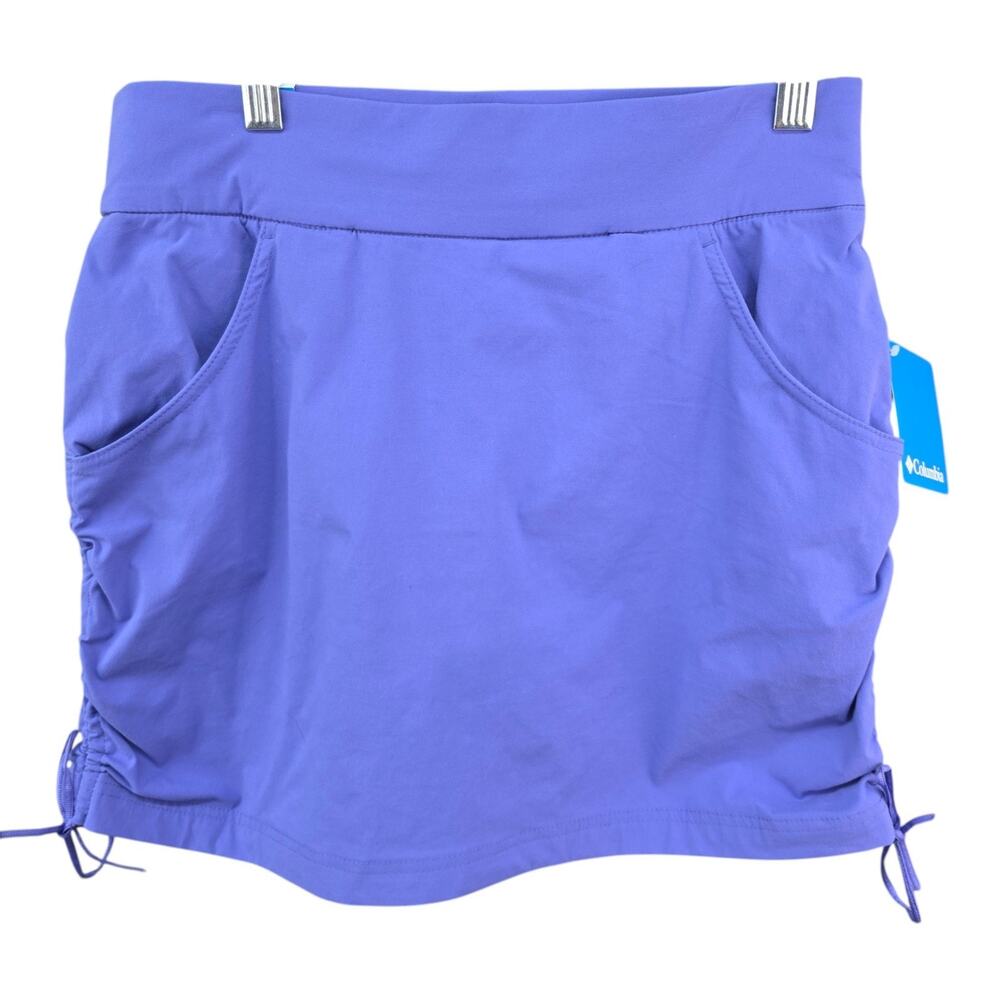 Columbia Women's Active Fit Purple Skort Skirt Shorts Omni-Shade Small NWT Golf